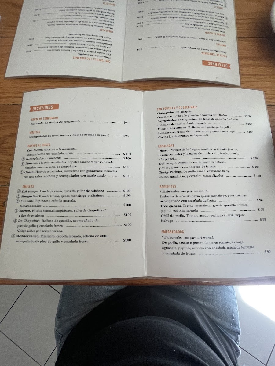 Okasa lovely food Menu - Image 1
